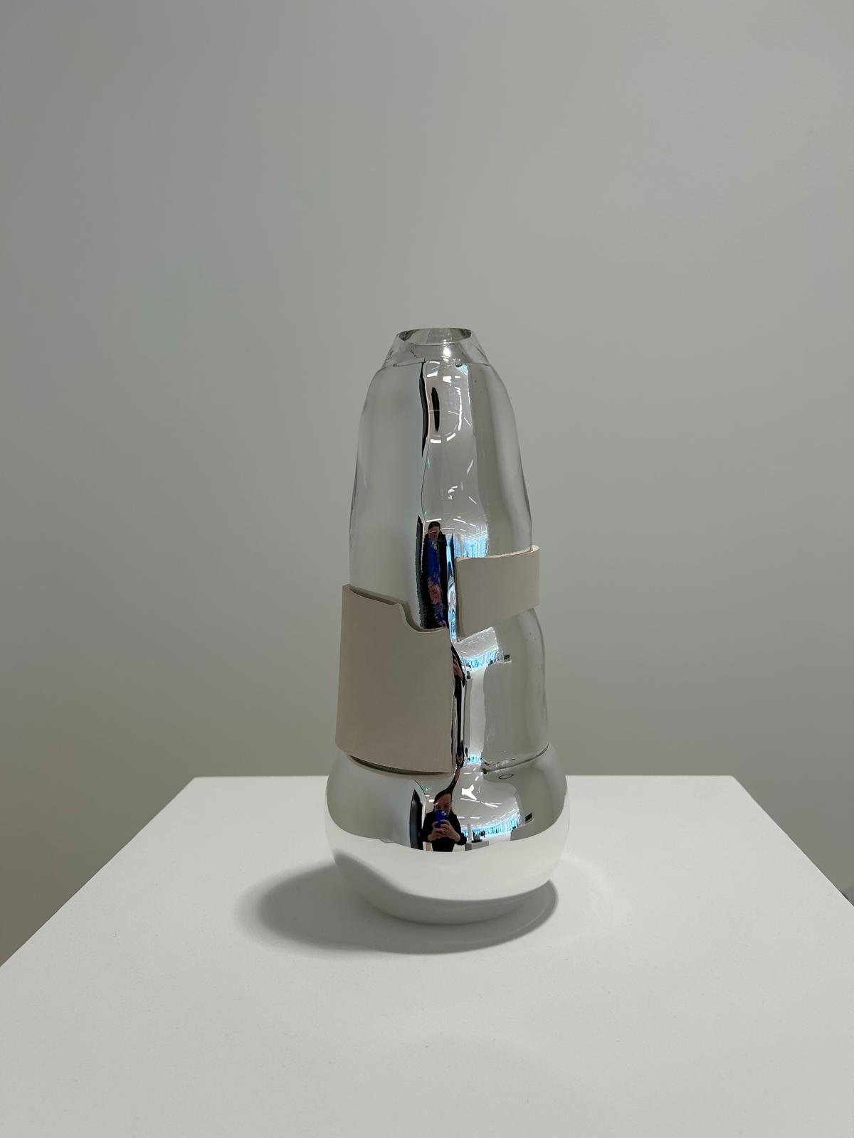 Zilveren glazen object
